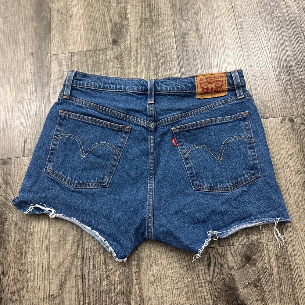 Levi’s 501 Button Fly Cut Off Booty Shorts